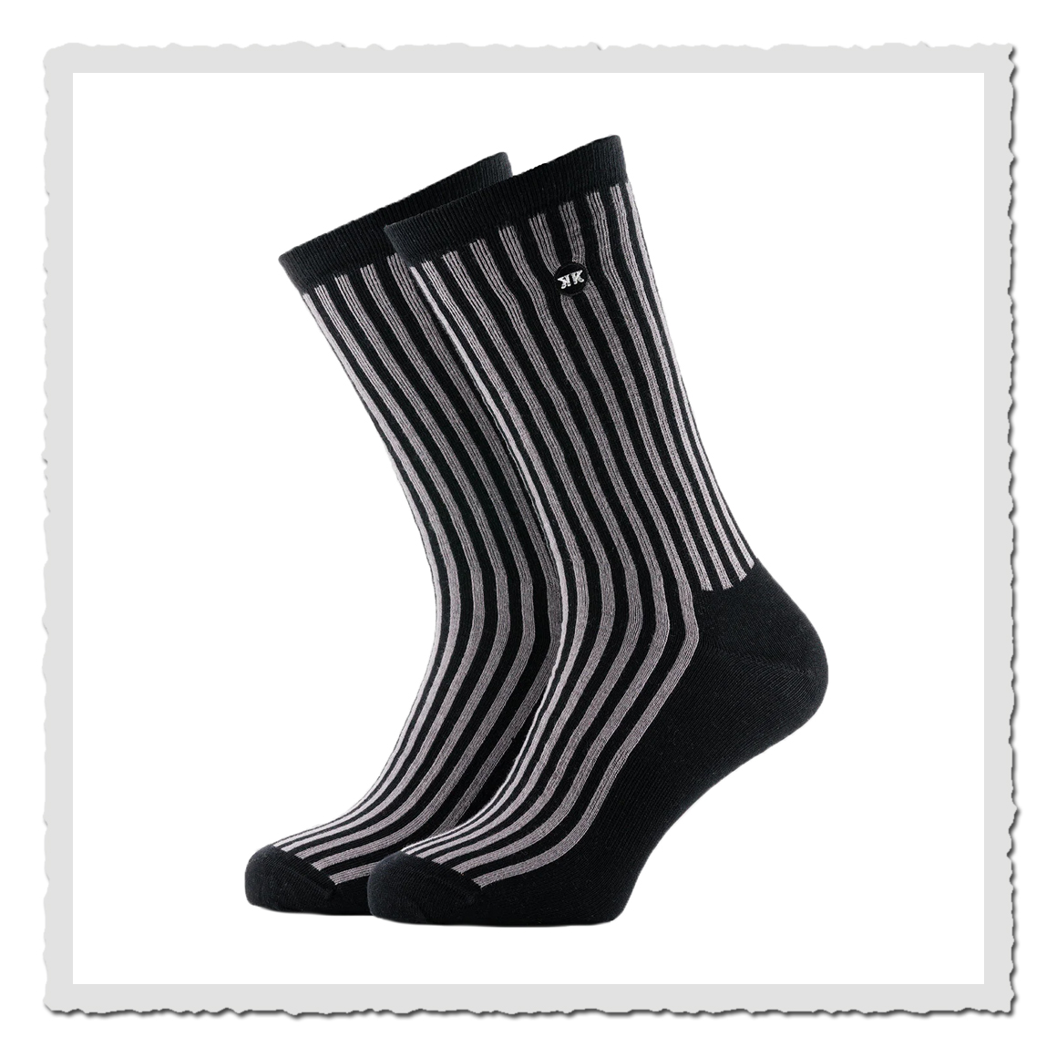 Long Stripes LT Grey/Black